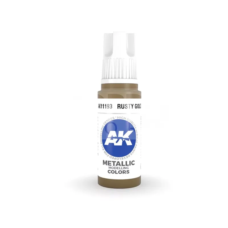 Vásárlói kedvenc AK-Interactive - Acrylics 3rd generation Rusty Gold 17ml - akrilfesték AK11193