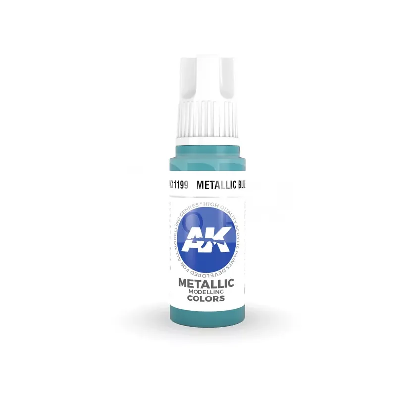 AK-Interactive - Acrylics 3rd generation Metallic Blue 17ml - akrilfesték AK11199 Gyors szállítás