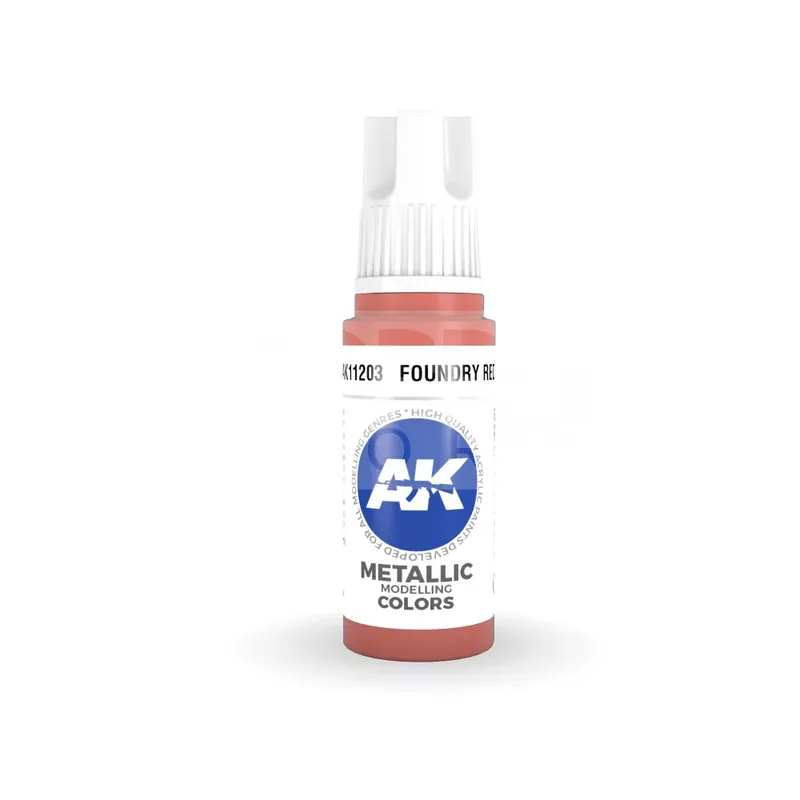 Korlátozott ajánlat AK-Interactive - Acrylics 3rd generation Foundry Red 17ml - akrilfesték AK11203