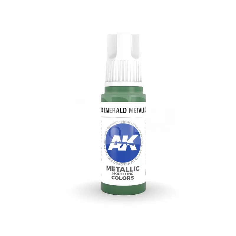 AK-Interactive - Acrylics 3rd generation Emerald Metallic Green 17ml - akrilfesték AK11204 Biztonságos vásárlás