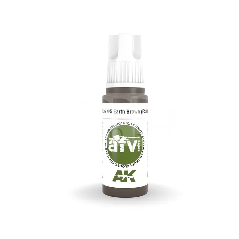 AK-Interactive - Acrylics 3rd generation NÂş5 Earth Brown (FS30099) - akrilfesték AK11336 Expressz szállítás