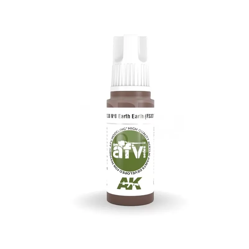 Bestseller AK-Interactive - Acrylics 3rd generation NÂş8 Earth Red (FS30117) - akrilfesték AK11338