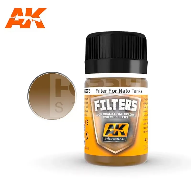 AK-Interactive DARK BROWN FOR NATO AND GREEN FILTER 35 ml AK076 Különleges ajánlat