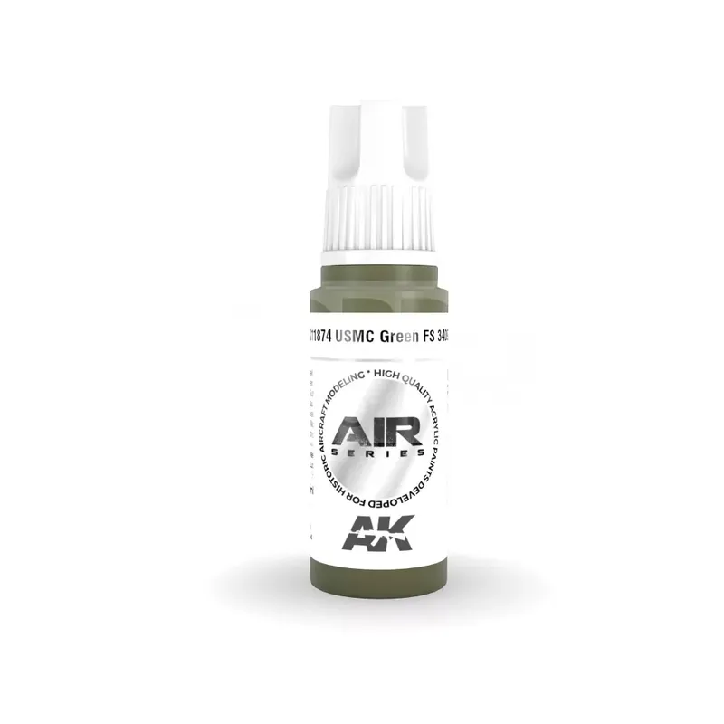 AK-Interactive Acrylics 3rd generation USMC Green FS 34095 AIR SERIES akrilfesték AK11874 Újdonság
