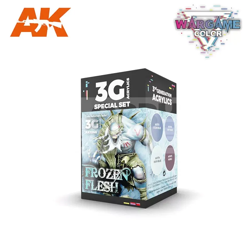 AK Interactive WARGAME COLOR SET- FROZEN FLESH festék szett AK1066 Ne maradj le