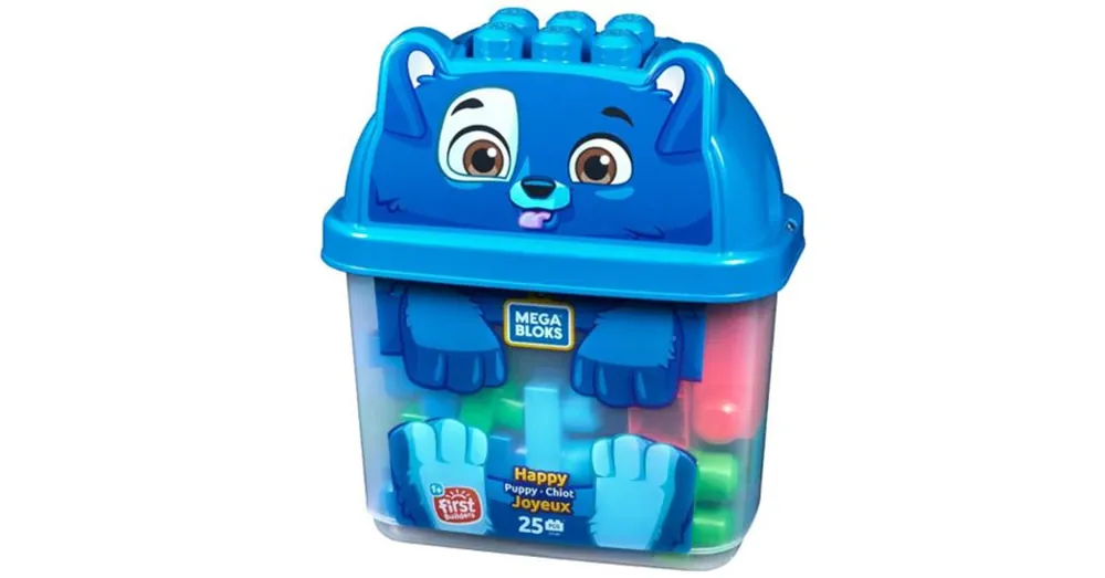 Mega Bloks Boldog kiskutyus építőszett vödörben – Mattel Legnépszerűbb