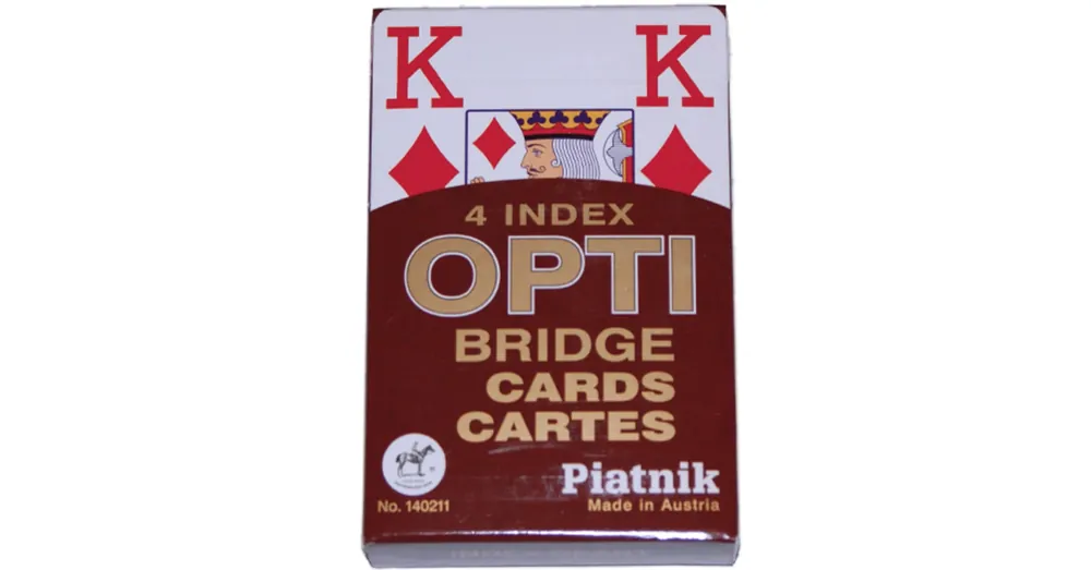 Römikártya 4 Indexes Opti Bridzs – Piatnik Korlátozott ajánlat