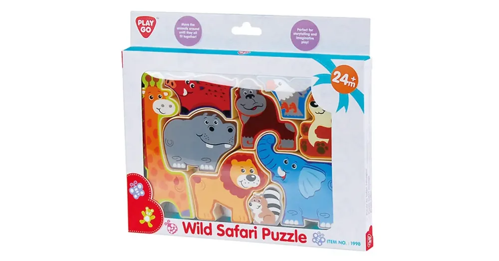 Szuper akció Playgo Vadállatok formapuzzle