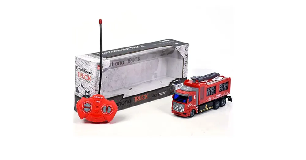 Kiárusítás RC távirányítós tűzoltóautó fénnyel 22 cm