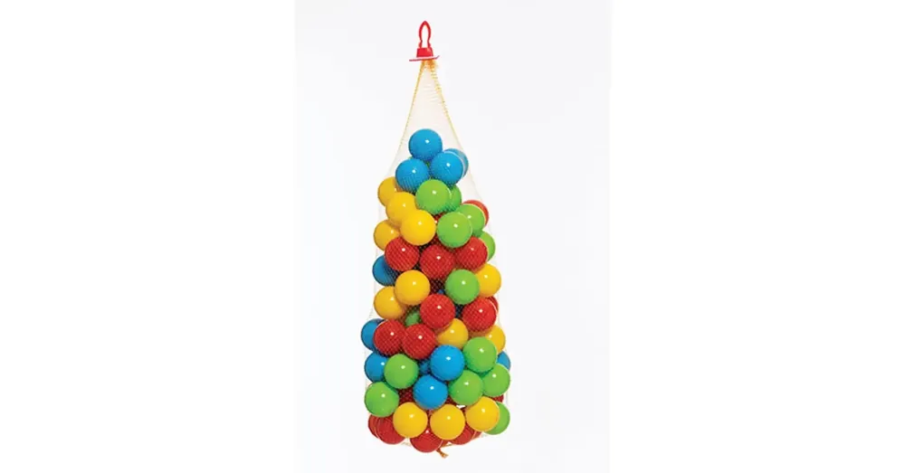Olcsóbb Színes labda hálóban 100 db – D-Toys