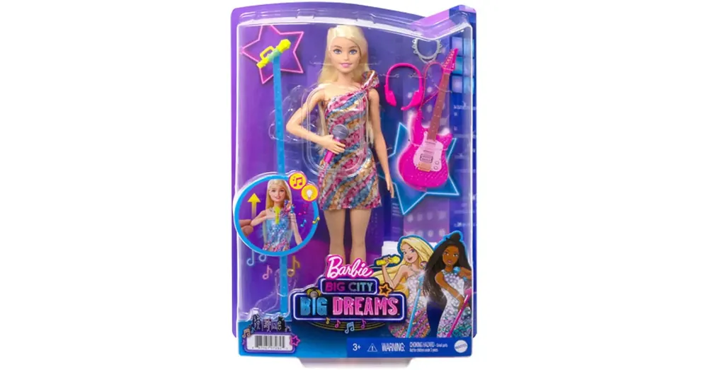 Azonnali szállítás Barbie Big City, Big Dreams Malibu Karaoke baba – Mattel