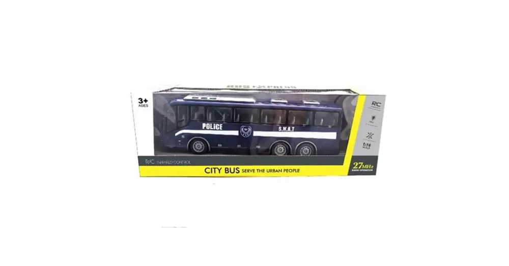 Végkiárusítás Police távirányítós rendőrségi busz