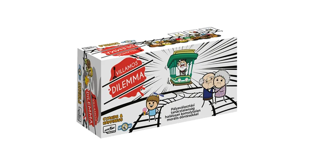 Gyors szállítás Villamosdilemma társasjáték