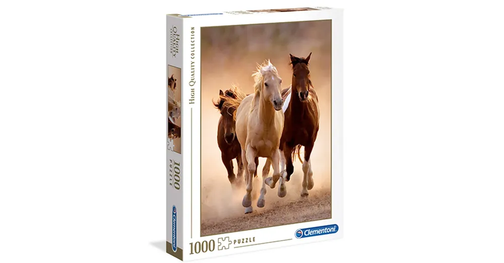 Vágtázó lovak HQC 1000 db-os puzzle – Clementoni Outlet