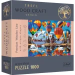 Wood Craft Színes hőlégballonok 1000 db-os prémium fa puzzle – Trefl Expressz szállítás