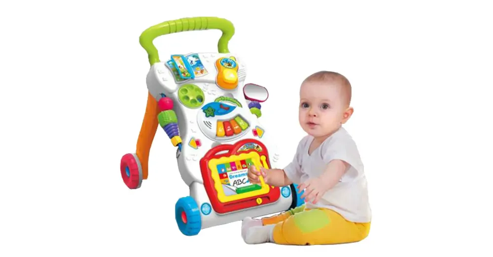 Ajánlat Baby készségfejlesztő és járássegítő játékszett fény és hang effektekkel
