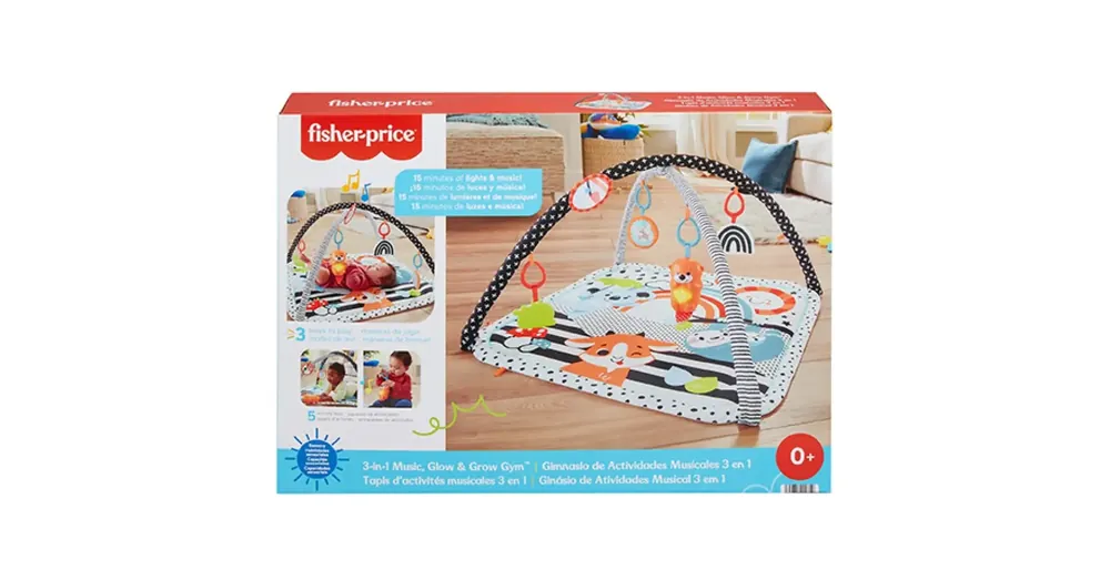 Ajánlat Fisher-Price Nőj velem 3 az 1-ben játszószőnyeg – Mattel