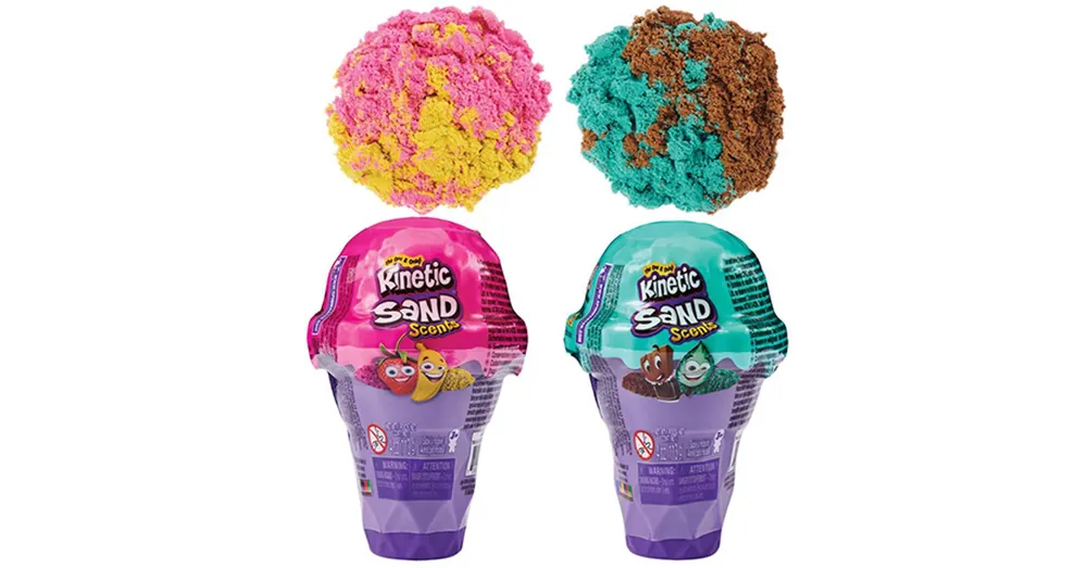 Ne maradj le Kinetic Sand Scents homokgyurma fagyi alakú tárolóban 113g kétféle változatban 1 db – Spin Master