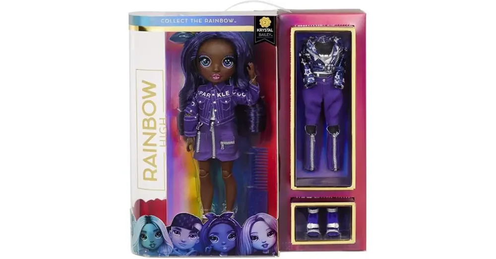Olcsó Rainbow High Krystal Bailey divatbaba 28 cm