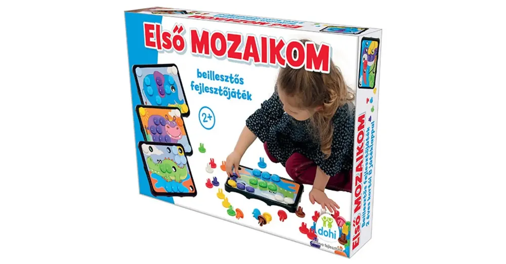 Első mozaikom – Vad állatok fejlesztő játék Olcsó