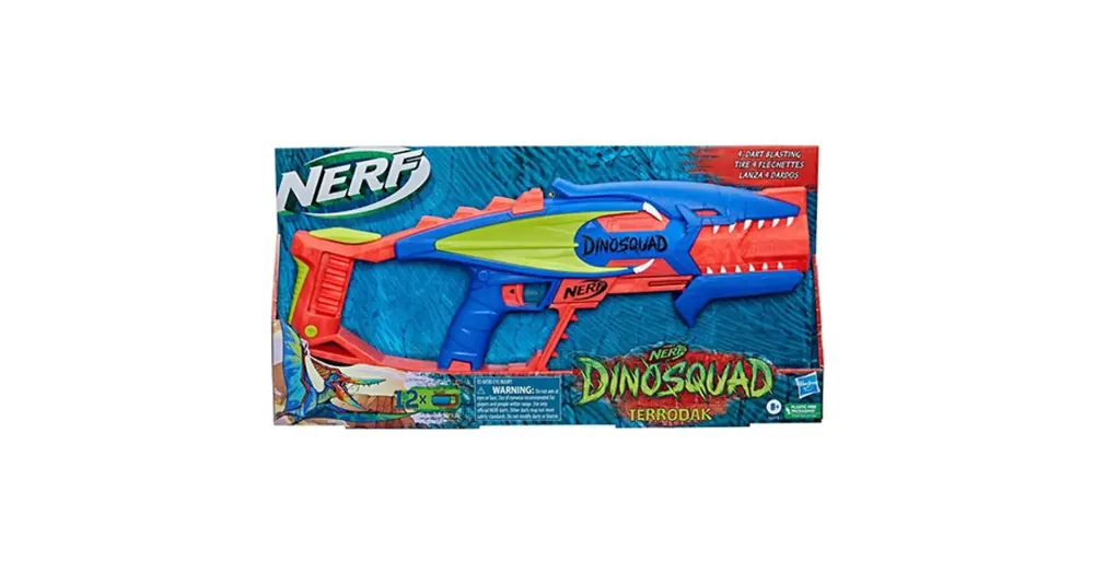 Nerf Dinosquad Terrodak szivacslövő fegyver 12 lőszerrel – Hasbro Bestseller