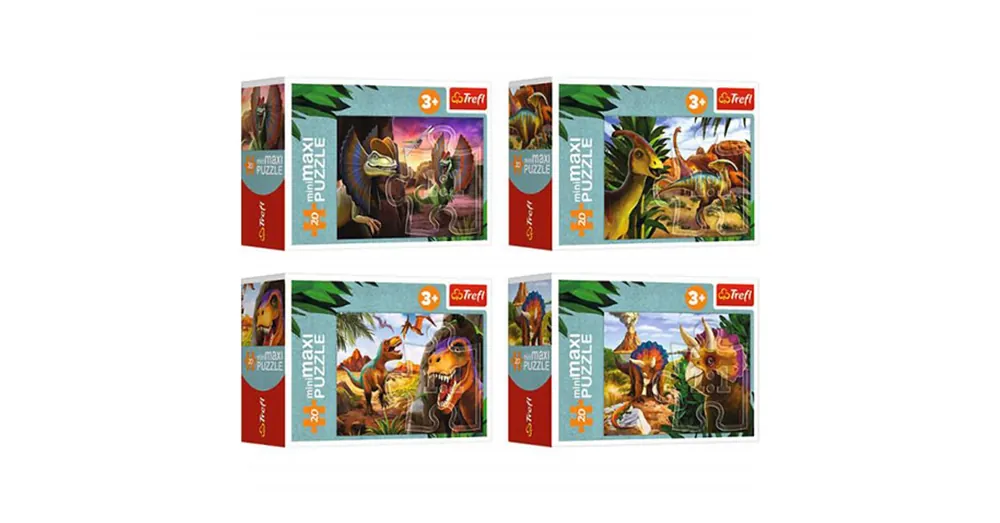 Exkluzív ajánlat Fedezd fel a dinoszauruszok világát 20 db-os MiniMaxi puzzle – Trefl