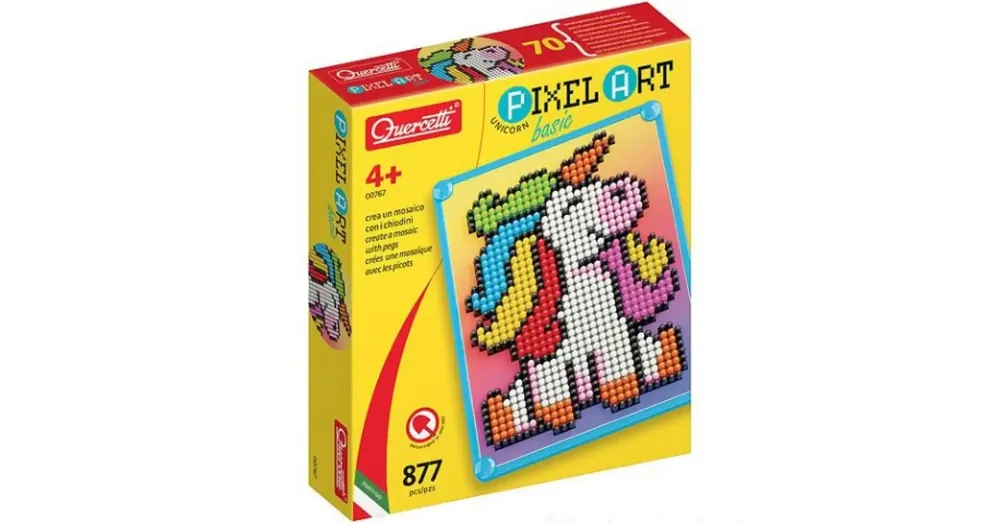 Exkluzív ajánlat Quercetti Pixel Art Unikornis pötyi