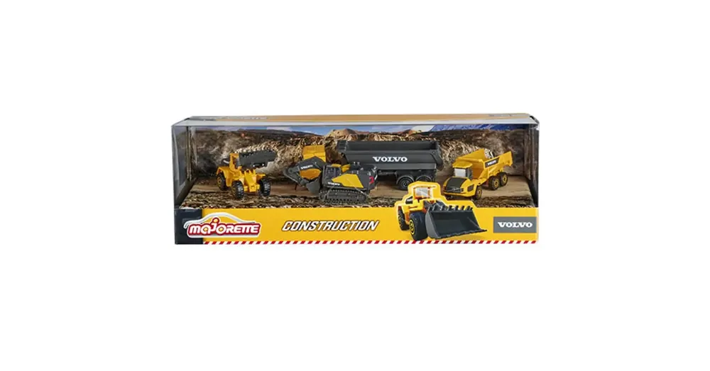 Népszerű Majorette – Volvo Edition építőipari munkagépek 4 db-os szett – Simba Toys