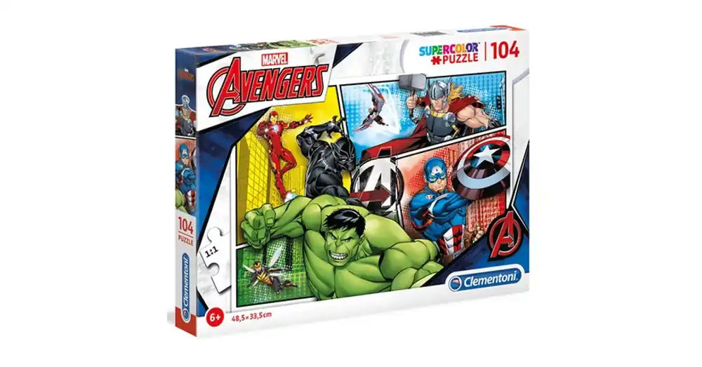Rendeld meg most Marvel Bosszuállók Supercolor puzzle 104 db-os – Clementoni