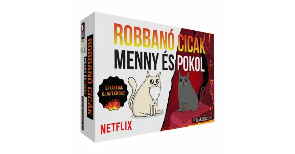 Robbanó cicák – Menny és pokol! társasjáték Vedd meg online