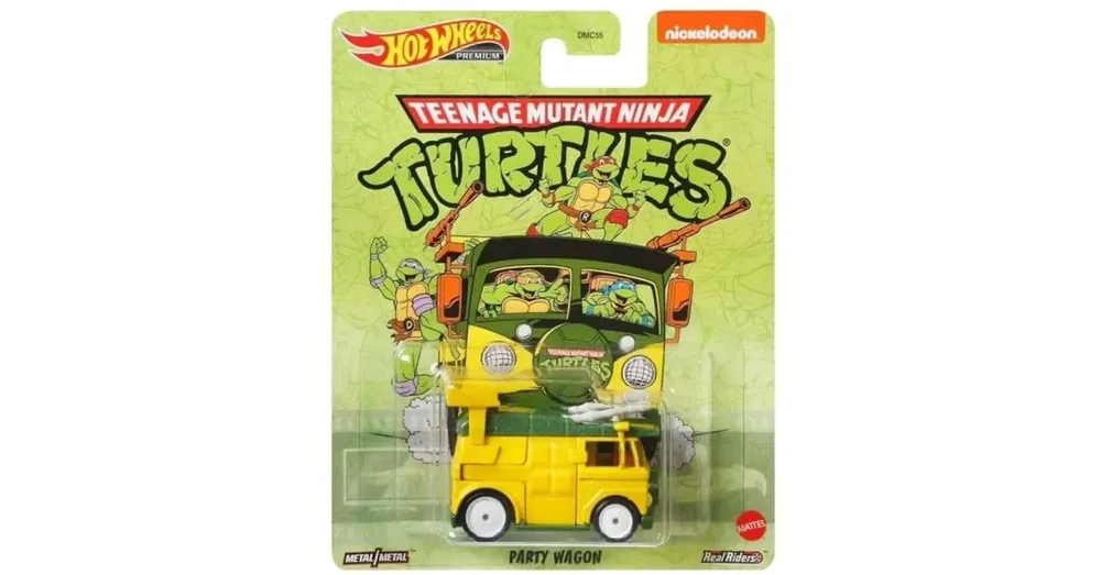 Hot Wheels Premium Real Rides Tini Nindzsa Teknőcök Party Wagon kisautó 1/64 – Mattel Alacsony ár