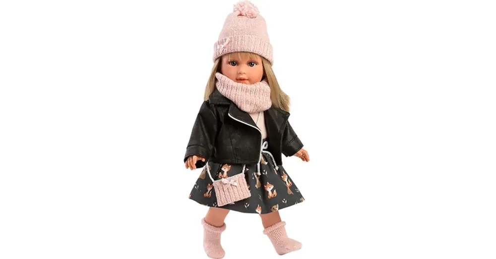 Korlátozott ajánlat Llorens Carla 40 cm-es baba fekete kabátban