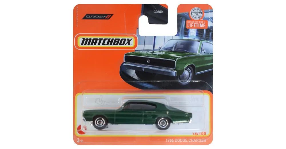 Kihagyhatatlan ajánlat Matchbox 1966 Dodge Charger zöld kisautó 1/64 – Mattel