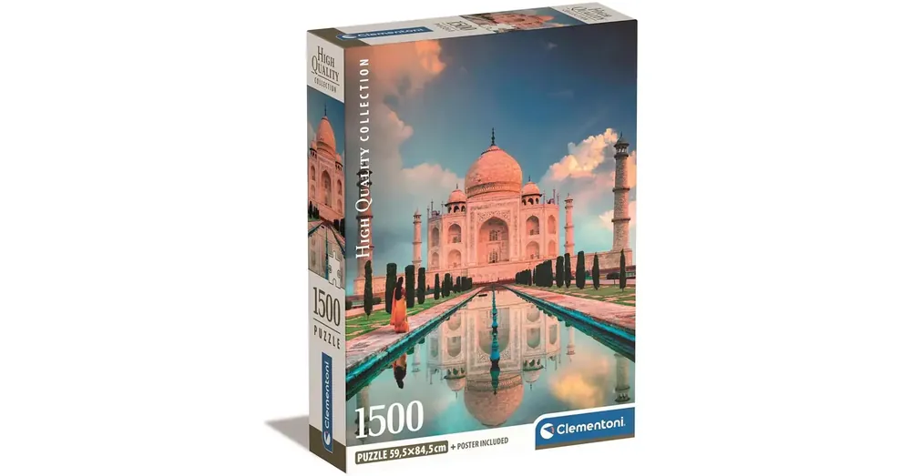 Akció Taj Mahal 1500 db-os HQC puzzle 59,5×84,5 cm – Clementoni
