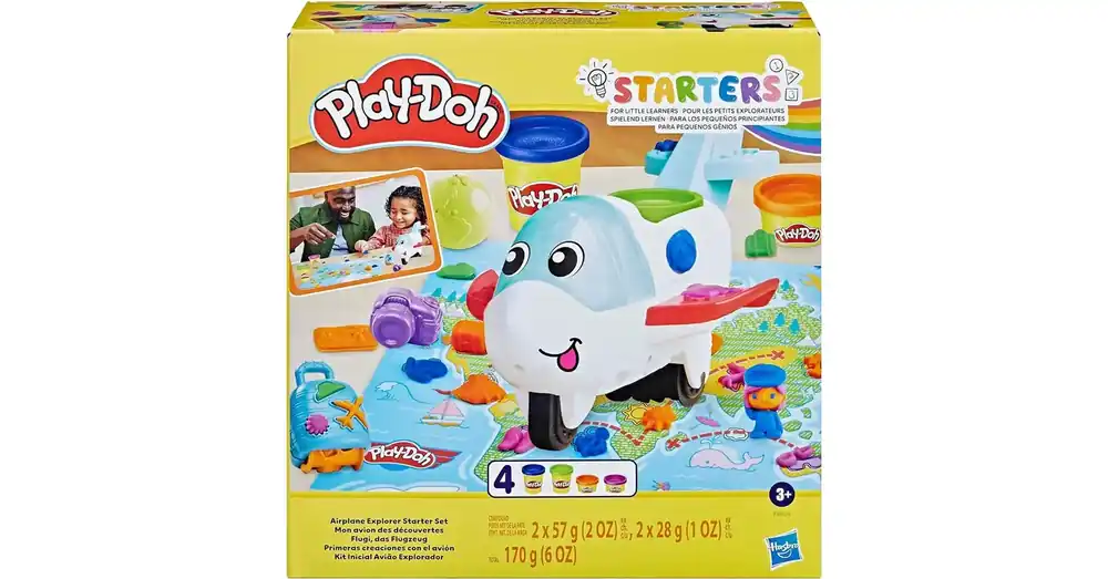 Play-Doh Airplane Explorer kezdőkészlet gyurmaszett – Hasbro Ne maradj le