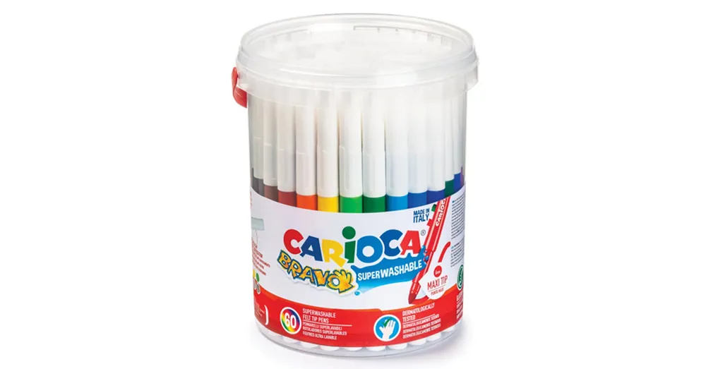 Bravo lemosható filctoll szett 60 db-os – Carioca Legnépszerűbb