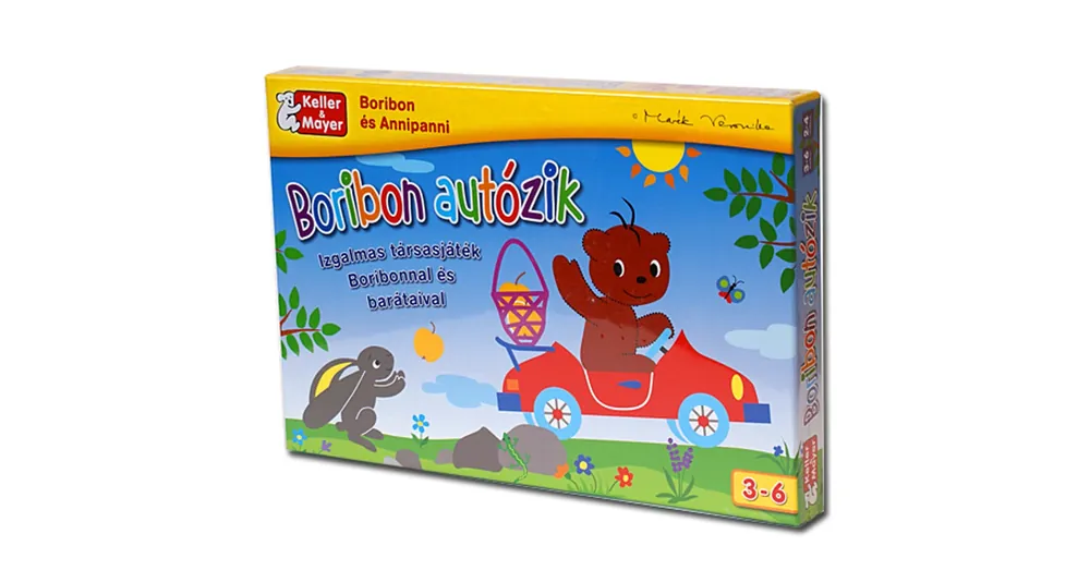 Boribon autózik társasjáték Csak ma