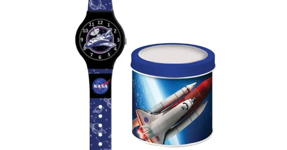 NASA analóg karóra fém díszdobozban Biztonságos vásárlás