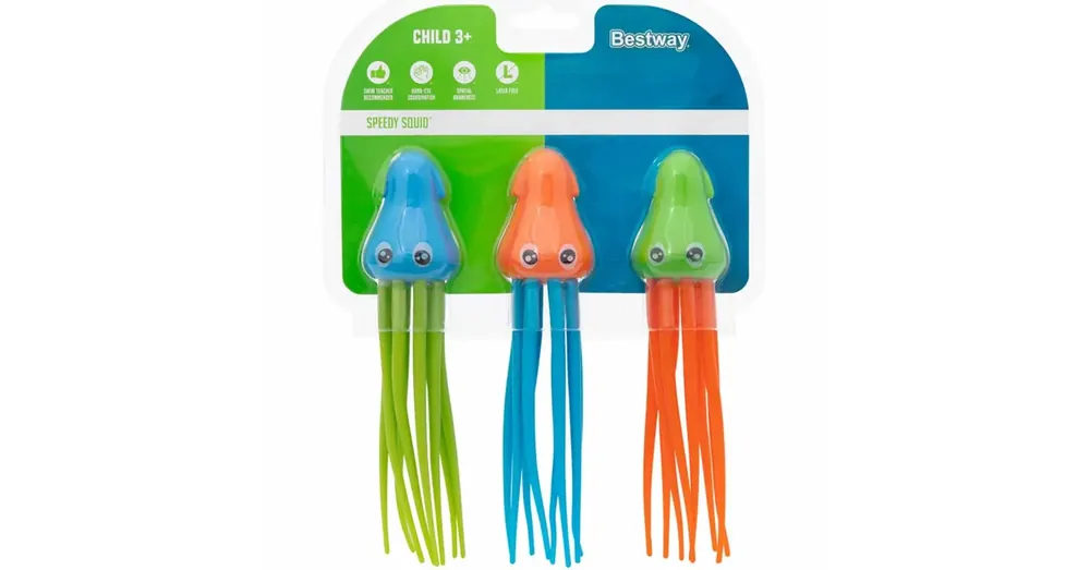 Utolsó esély Bestway Speedy Squid™ polipos búvárfigura szett 3 db-os készlet