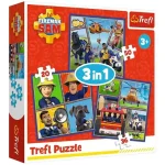 Ajánlat Sam a tűzoltó 3 az 1-ben 50, 36 és 20 db-os puzzle – Trefl