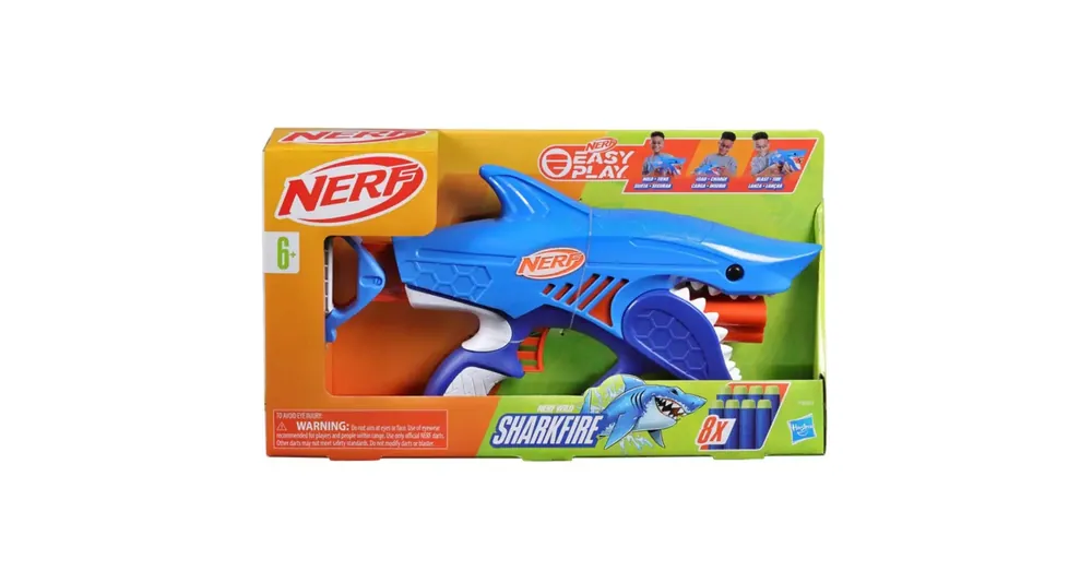 Nerf Sharkfire szivacslövő 8 db tölténnyel – Hasbro Akciós ár