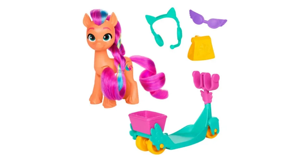 Vedd meg online Én kicsi pónim Mondd el a meséd rolleres Sunny Starscout póni figura – Hasbro