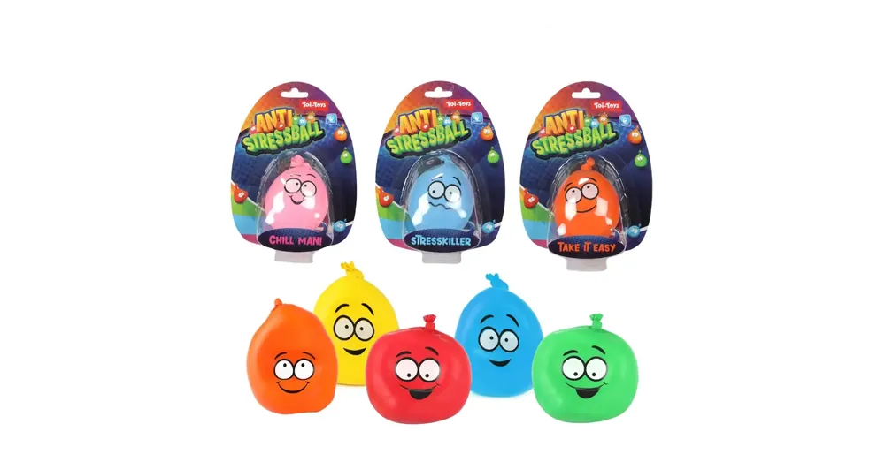 Biztonságos vásárlás Emoji anti stressz labda több változatban 1 db