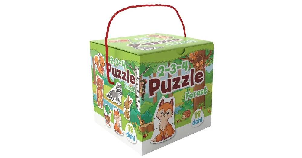 2–3-4 Darabos Puzzle – Erdő állatai Akció