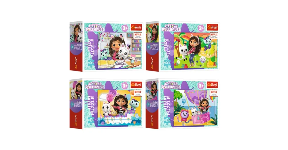 Szuper ajánlat Netflix Gabi Babaháza 54 db-os minipuzzle négyféle változatban 1 db