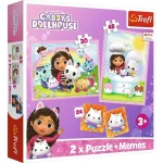 Vedd meg online Netflix Gabi babaháza 2 az 1-ben puzzle + memóriajáték