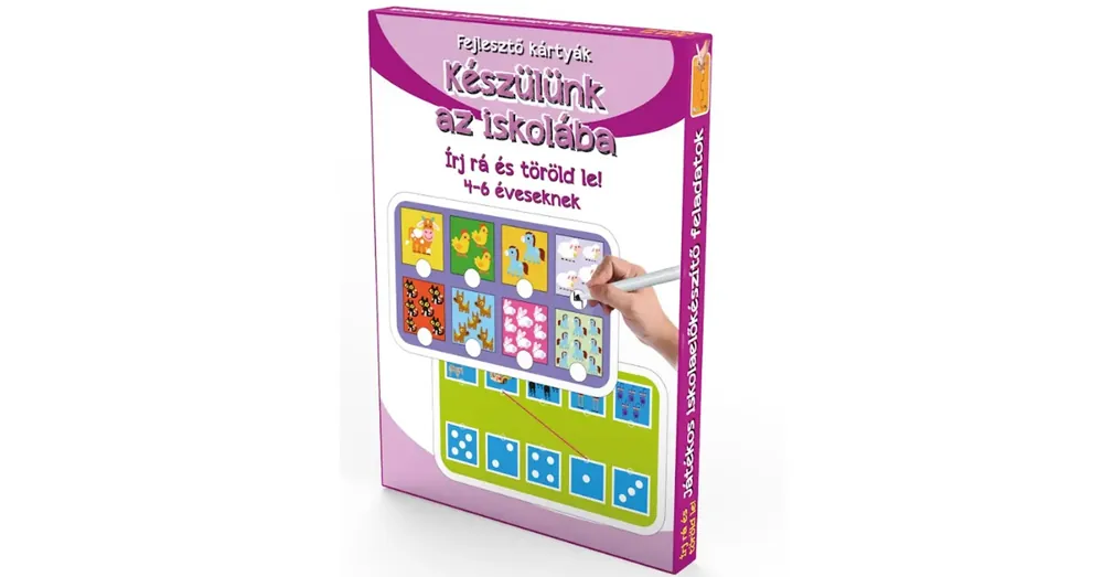 Alacsony ár Készülünk az iskolára – Fejlesztő kártyák 4–6 éveseknek