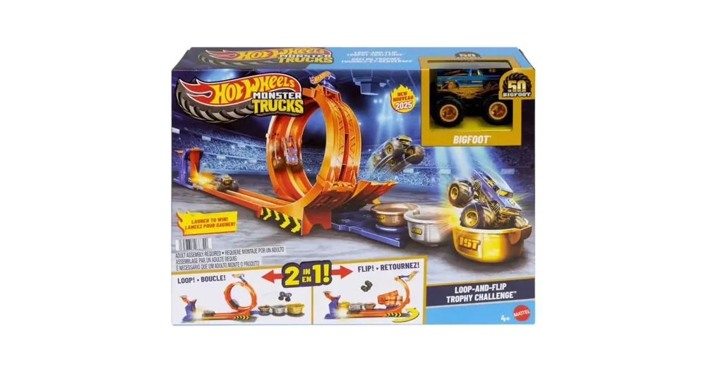 Kedvezmény Hot Wheels Monster Trucks 50. évfordulós Bigfoot hurokpálya – Mattel