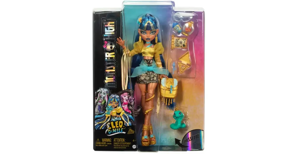 Exkluzív ajánlat Monster High Szörnyen új Cleo DeNile baba – Mattel