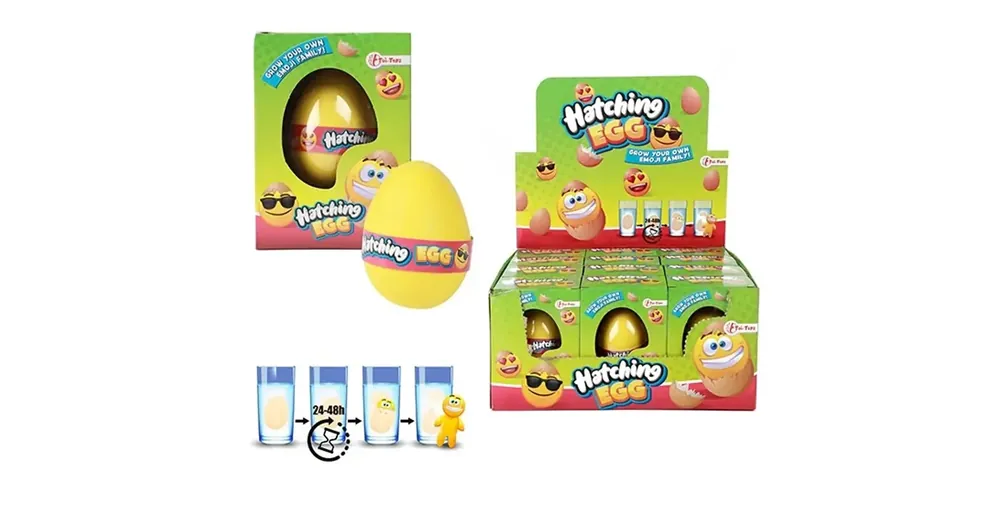 Növekvő smiley figura többféle változatban tojásban 1 db Kedvezmény